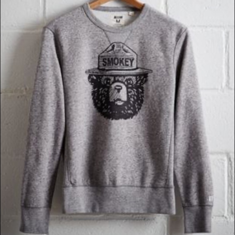 American Eagle Smokey Bear Crewneck Sweatshirt